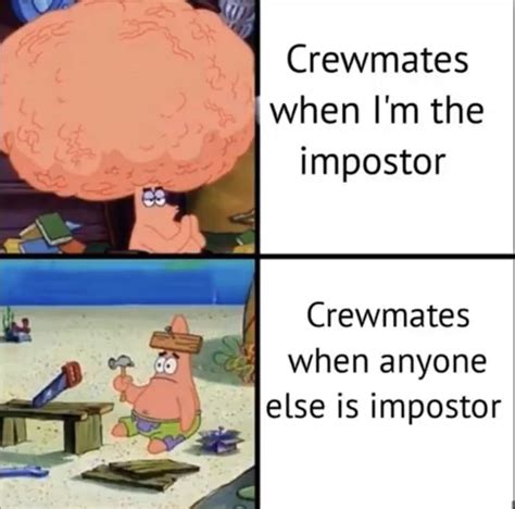 Crewmate There Is One Impostor Among Us Meme Template