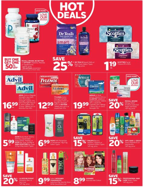 Rexall Canada Flyers Offers Get 15000 Be Well Points When You Spend