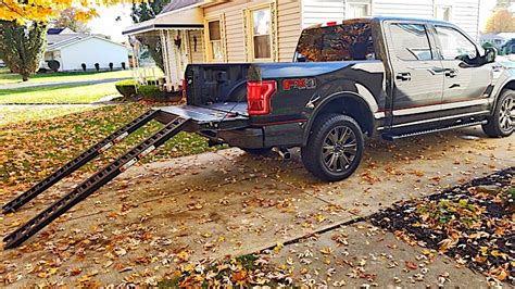 Deep Dive Fords Stowable Loading Ramps For The F 150 Ford