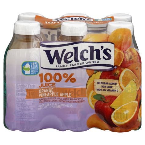 Save On Welchs 100 Orange Pineapple Apple Juice 6 Pk Order Online Delivery Stop And Shop
