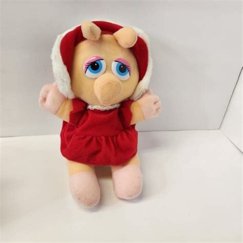 Vintage Toys 987 Vintage Baby Miss Piggy Plush Christmas Jim Henson