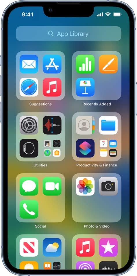 Find Your Apps In App Library On Iphone Apple Support