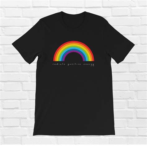Camiseta Arco Iris Camisa Arco Iris Camisa Del Orgullo Gay Etsy