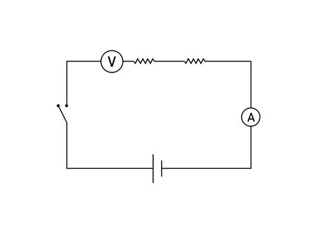 Ammeter And Voltmeter Circuit Diagram