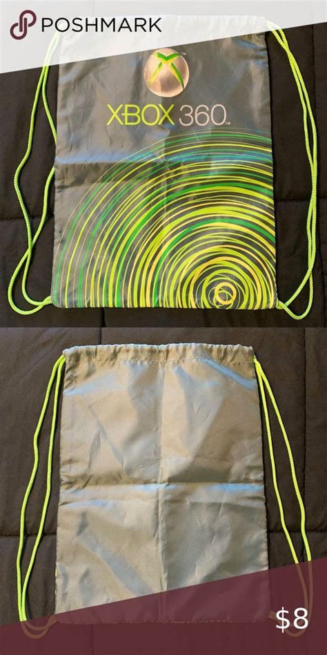Xbox 360 Drawstring Bag In 2020 Drawstring Bag Bags Bag Accessories