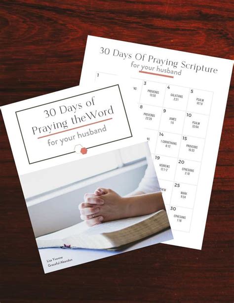 30 Days Of Praying For Your Husband