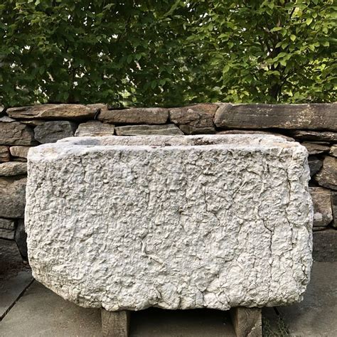 Large Carved Stone Planter Trough Rt Facts Design And Antiques Stone