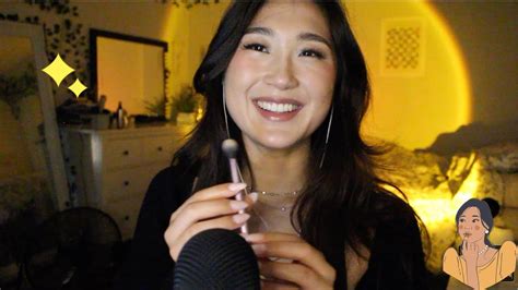 Asmr Doing Your Makeup 💋 Mouth Sounds Personal Attention Youtube