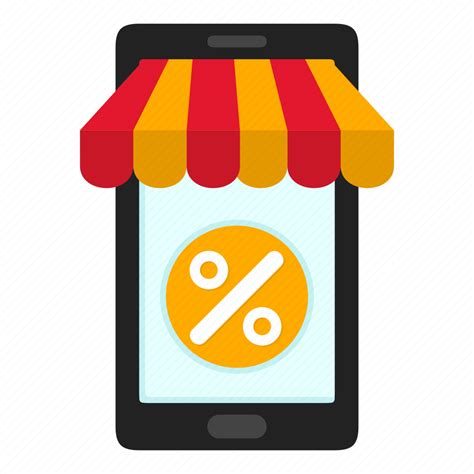 Commerce Phone Sale Shop Shopping Ecommerce Icon Download On