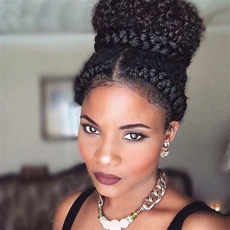 21 Chic And Easy Updo Hairstyles For Natural Hair Stayglam