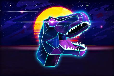 Electric Jurassic Rex Dominate The Planet Forge22 Design