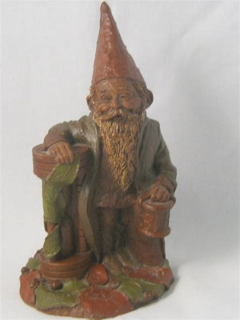 Vintage Collectible Tom Clark Pecan Resin Gnome By Junkblossoms