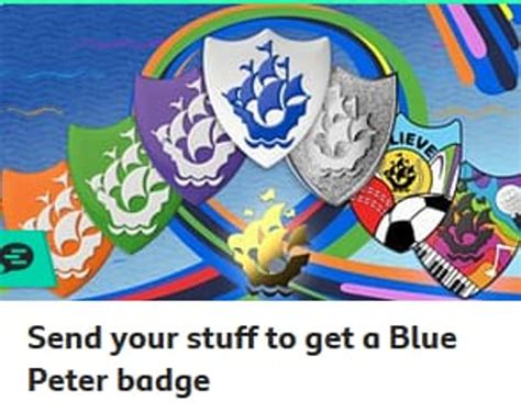 How To Get A Free Blue Peter Badge