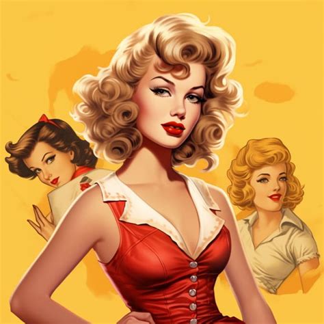 Draw Cute And Sexy Pin Up Pinup Girl By Tunjulami Fiverr
