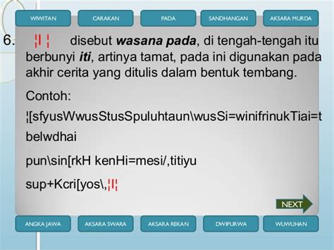 Aksara jawa dalam aplikasi ini meliputi: Contoh Soal Aksara Jawa Dan Artinya