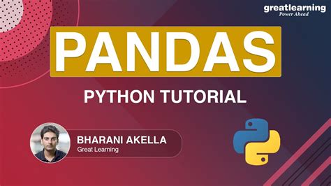 Pandas Python Tutorial Python Tutorial For Beginner Python Programming Great Learning
