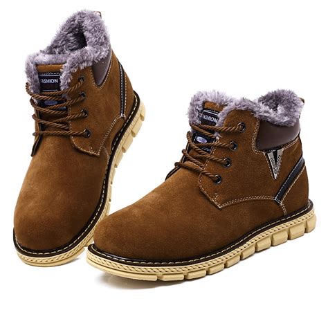 Buy Hot Sales Winter Men Boots With Fur Genuine