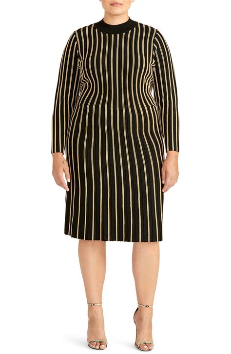 Rachel Roy Collection Vertical Stripe Dress Plus Size Nordstrom