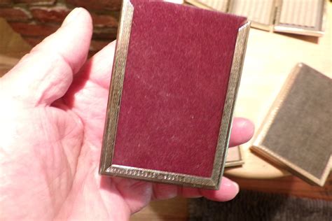 Vintage Tri Fold Double Hinged Picture Frame Gold Tone Metal Etsy
