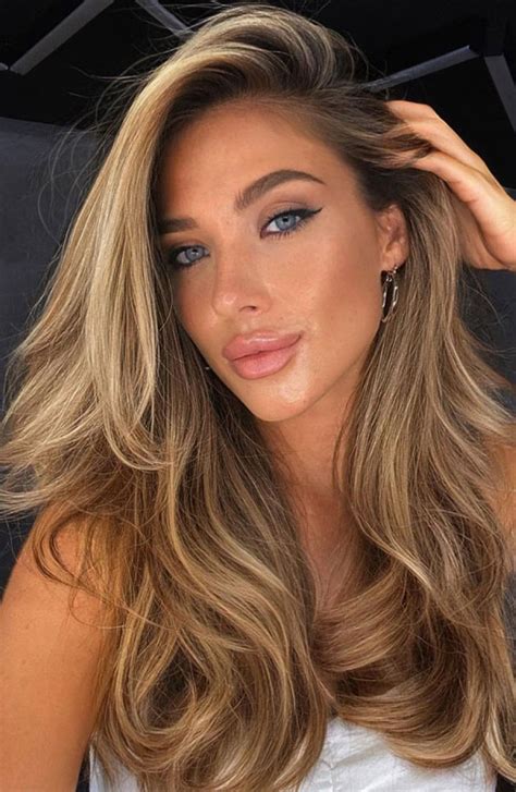 35 Cute Summer Hair Colours And Hairstyles Golden Tanned Bronze