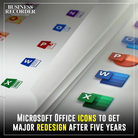 Business Recorder On Twitter Microsoft Office Icons Get New Look