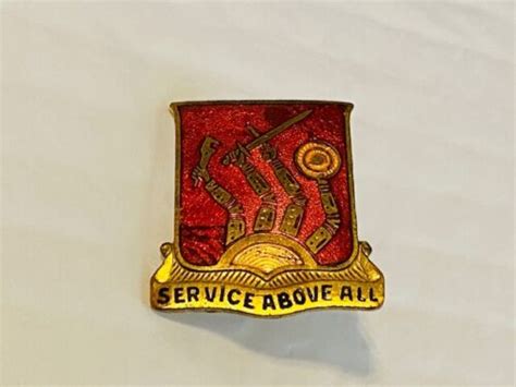 Us Military 601st Ordnance Battalion Insignia Pin Service Above All