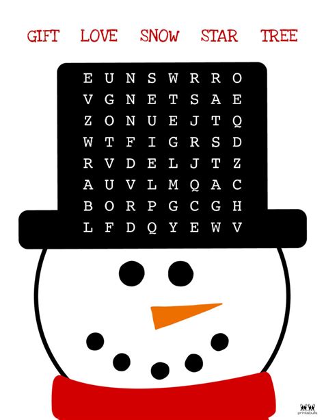 Christmas Word Searches 25 Free Printables Printabulls