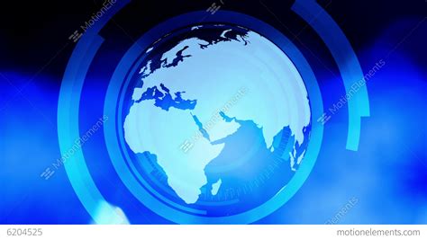 News Title Globe Background Stock Animation 6204525