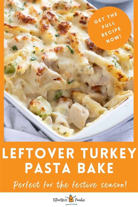 Leftover Turkey Pasta Bake Recipe