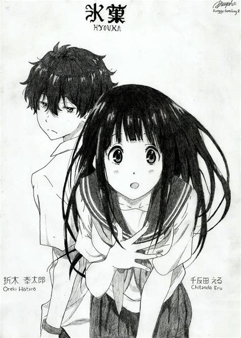 Chitanda And Oreki By Gumiriansyah On Deviantart