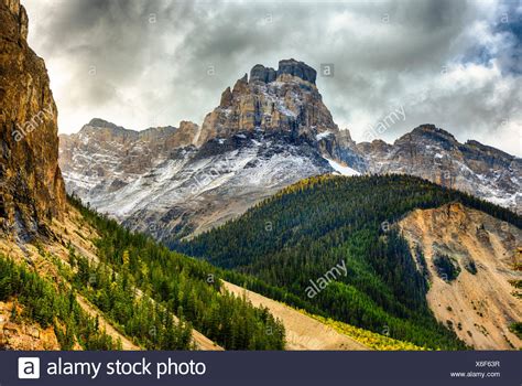 Cathedral Mountain Yoho National Park High Resolution Stock Photography
