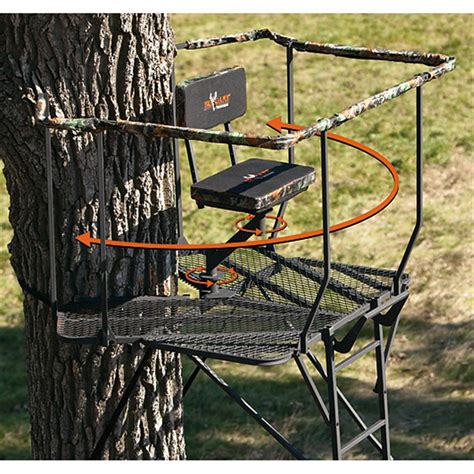 Big Game 16 Ultra View Dx Ladder Tree Stand 203940