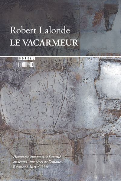 Le Vacarmeur Livres Catalogue — Éditions Du Boréal
