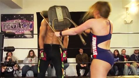 Free Match Kimber Lee Abbey Laith Vs AR Fox Beyond Wrestling Intergender Mixed NXT