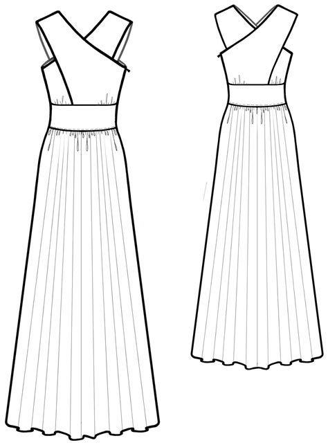 Dress Sewing Pattern 5584 Made To Measure Sewing Pattern From