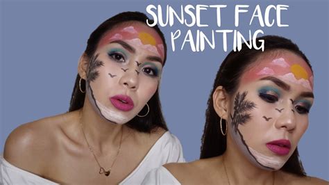 Recreating Looks Sunset Face Painting Using Beauty Glazed Color Studio