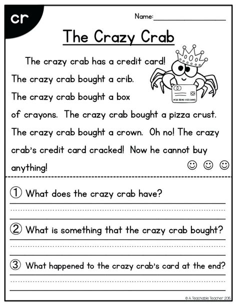 This section contains hundreds of reading comprehension exercises for all grade levels. 1st Grade Reading Comprehension Worksheets Multiple Choice ...