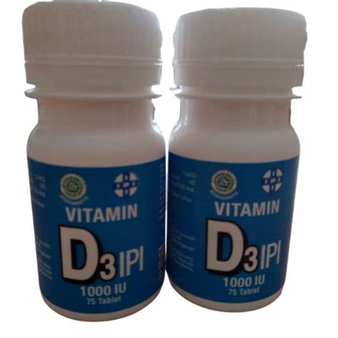 Jual Vitamin Ipi D3 1000 Iu Isi 75 Tablet Shopee Indonesia