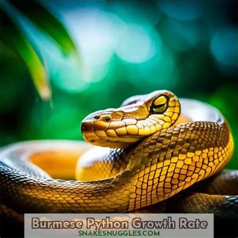 Burmese Python Growth Rate How Long Do They Get And How Fast Do They Grow