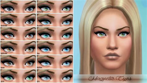 Sims 4 Custom Content Eye Color Soslito