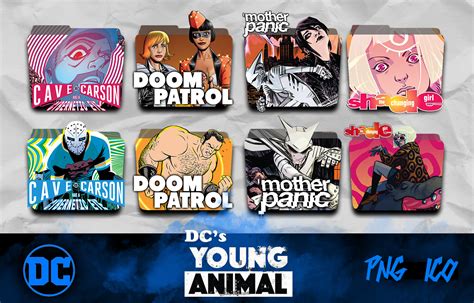 Dc Rebirth Mega Icon Pack V11 Young Animal By Piebytwo On Deviantart