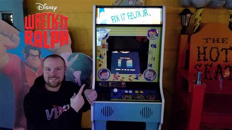 The Fix It Felix Jr Arcade From Wreck It Ralph Youtube