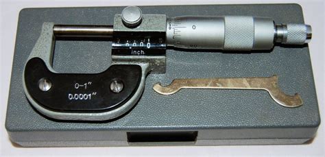 0 1 Inch Digital Mechanical Micrometer Chronos Engineering Supplies