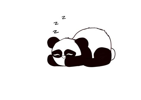 sleeping panda by misscipcake on deviantart