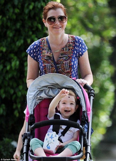 Alyson Hannigan Takes Daughter Keeva Out In Her Stroller Alyson