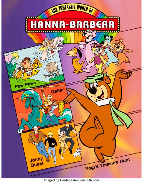 The Funtastic World Of Hanna Barbera Publicity Cel Hanna Barbera