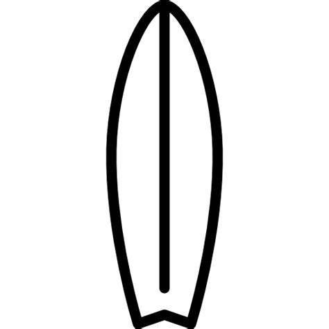 Surfboard With Line Free Sports Icons