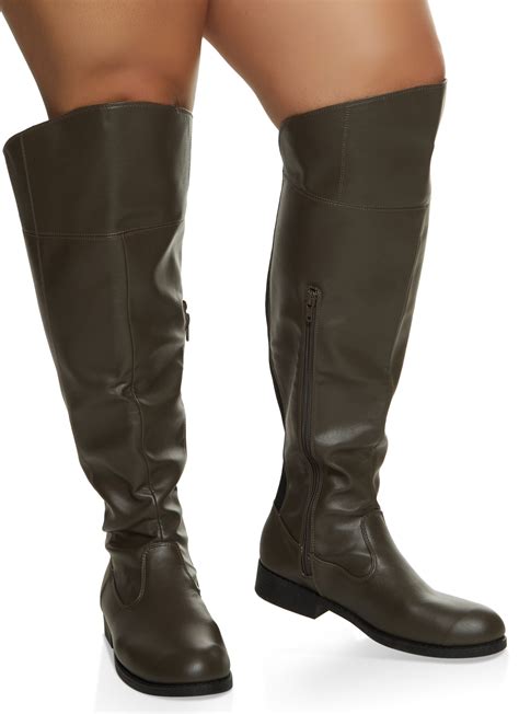Wide Calf Riding Boots