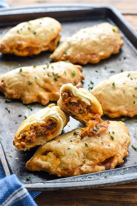 These Cheesy Ground Beef Empanadas Think Tacos Meets Hot Pockets Only