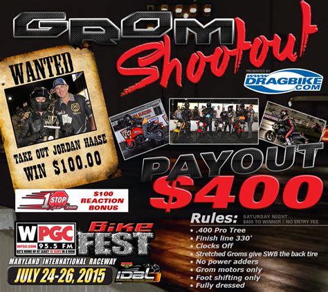 Idbl Adds Grom Shootout To The Wpgc Bike Fest